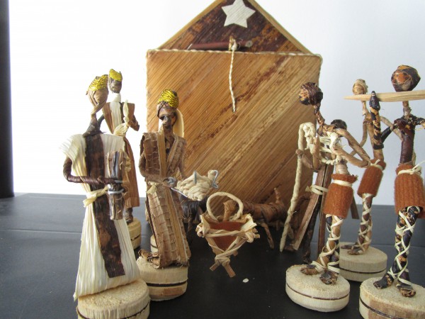 Crèche en feuilles de bananier