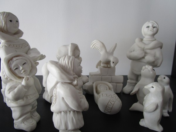 Crèche d'inspiration inuite