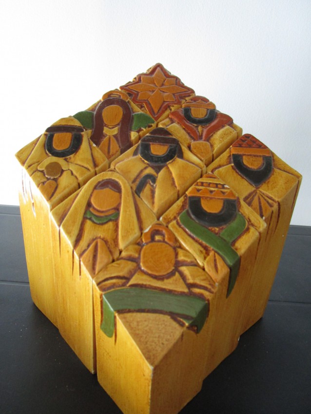 Crèche en forme de losange